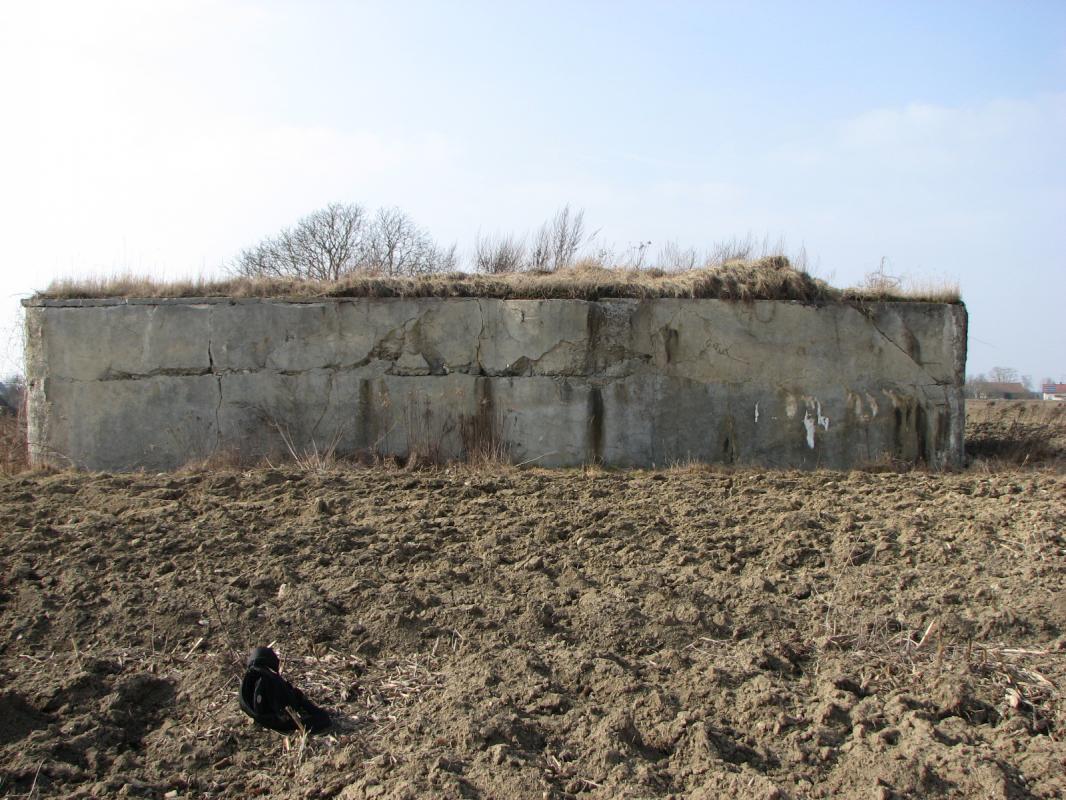 Ligne Maginot - 59/3 - BANTZENHEIM SUD - (Casemate d'infanterie - double) - Le mur est dégagé de son talus - JF Althaus