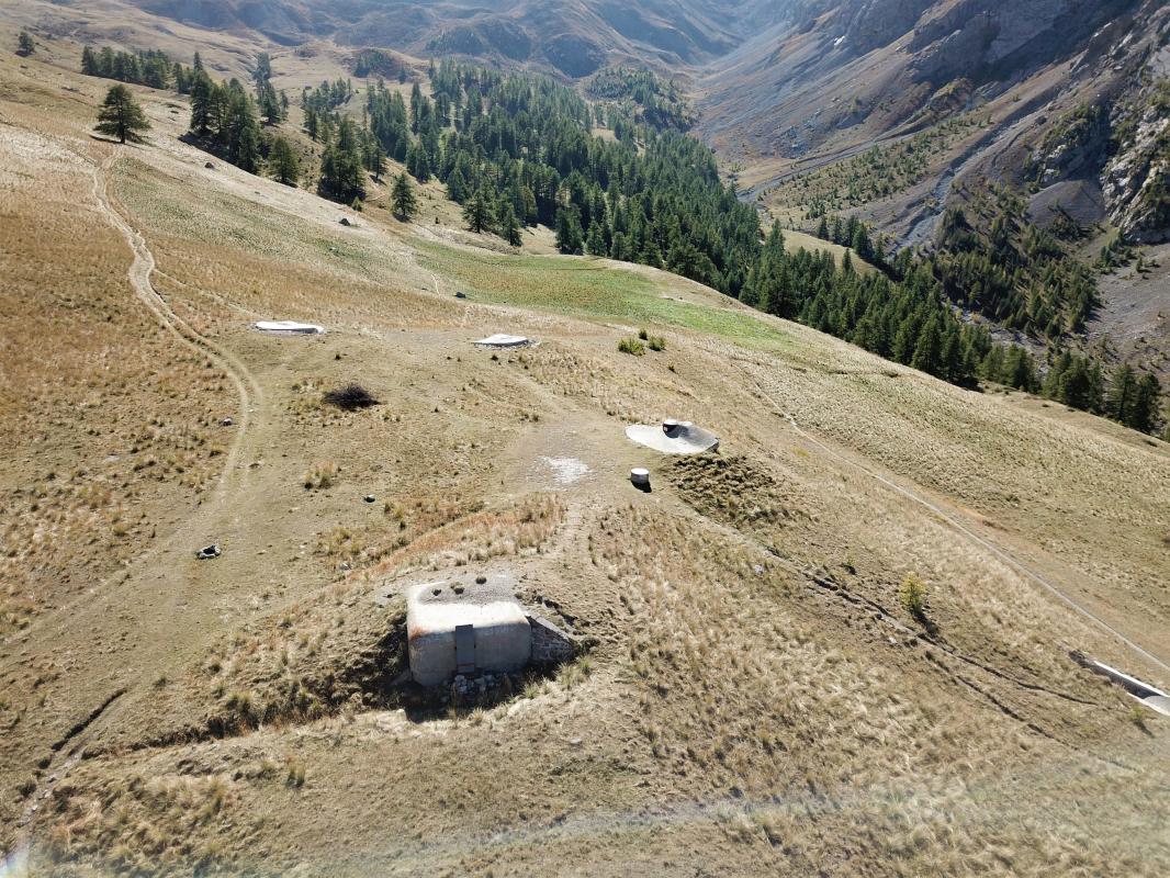 Ligne Maginot - PLATE LOMBARDE - (Ouvrage d'infanterie) - Vue d'ensemble de l'ouvrage - ELLENA - CUNY