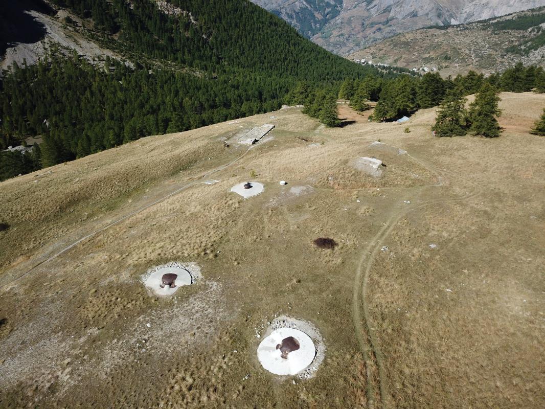 Ligne Maginot - PLATE LOMBARDE - (Ouvrage d'infanterie) - Vue d'ensemble de l'ouvrage - ELLENA - CUNY