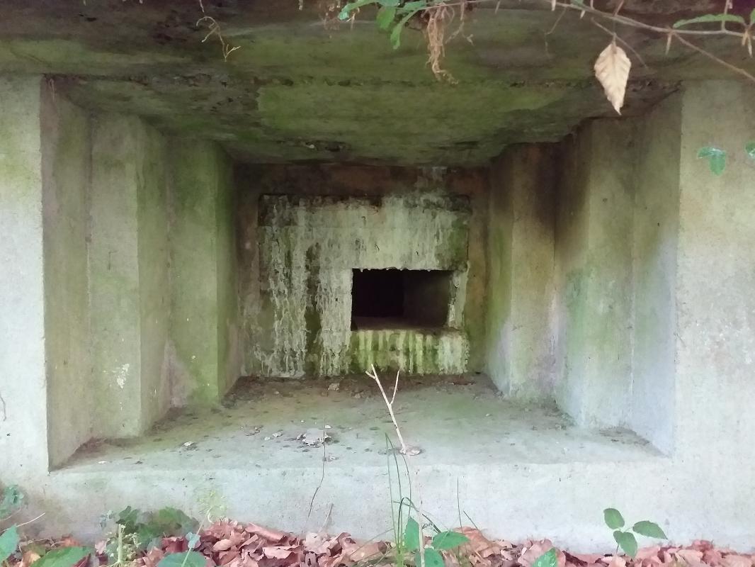 Ligne Maginot - SELTZBACH 6 - (Blockhaus pour arme infanterie) - Créneau mitrailleuse - détail de la 'réduction' - gregfuchs