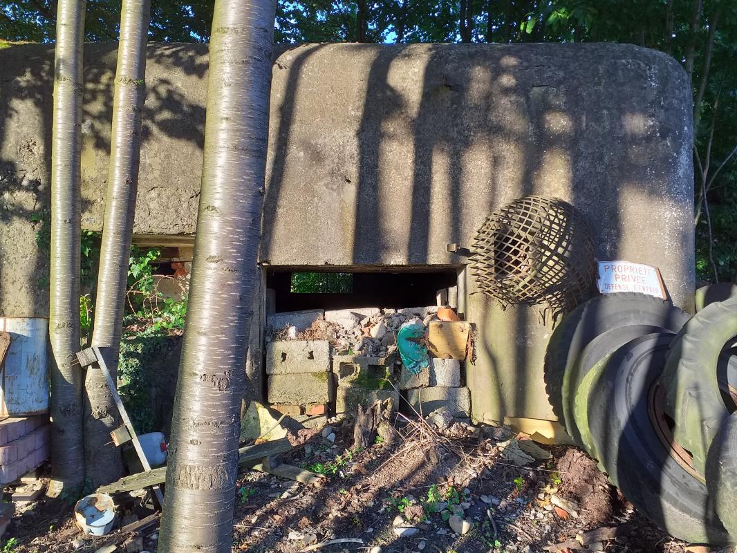 Ligne Maginot - OBERSEEBACH EST - (Blockhaus pour canon) - Entrée canon - gregfuchs