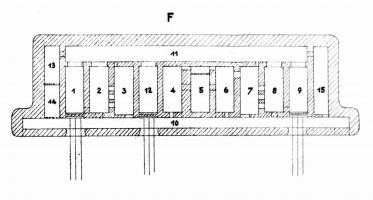 Référence du document : 75735 Ligne Maginot - Poste de transformation type F - Plan du poste