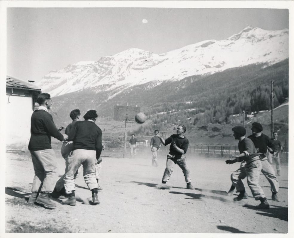 Ligne Maginot - QUARTIER NAPOLEON (QUARTIER MONT-CENIS) - (Camp de sureté) - Alpins à l'entrainement à Lanslebourg en 1935 - Goldner - Paris