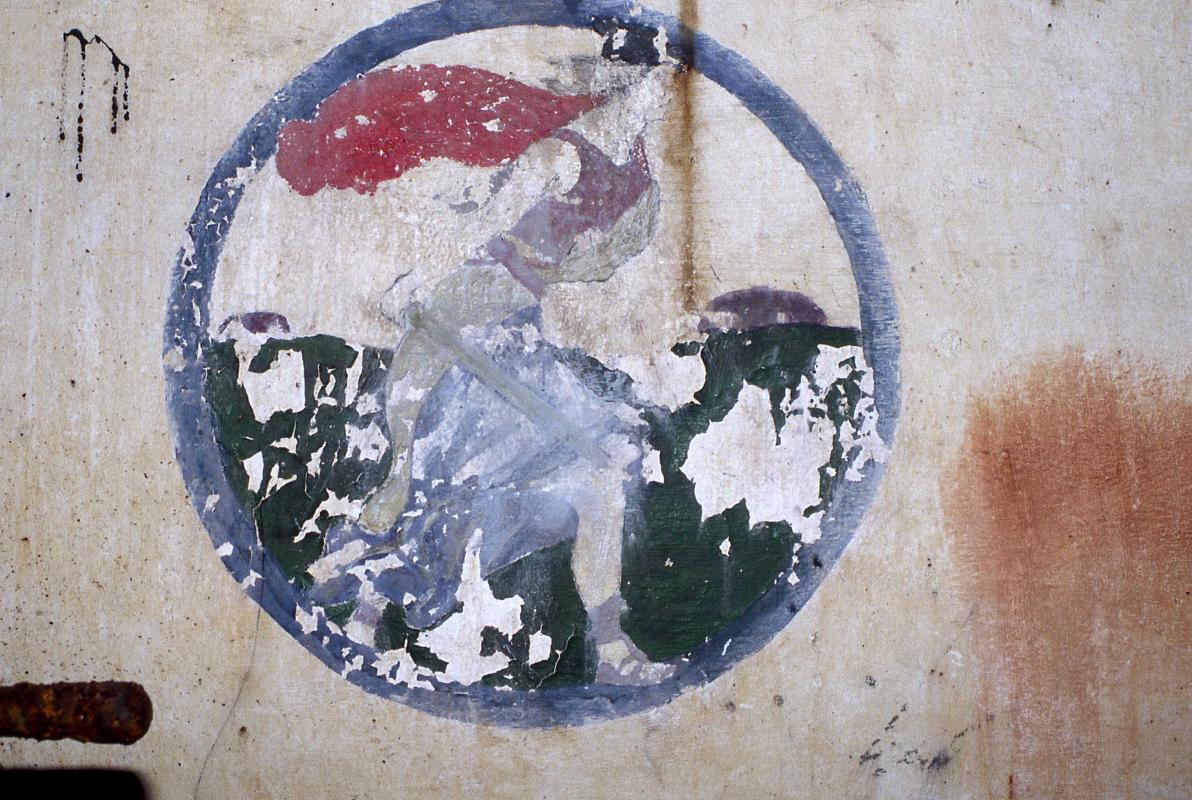 Ligne Maginot - COUME ANNEXE SUD - A32 - (Ouvrage d'infanterie) - Bloc 2
Fresque près de la cloche JM - Valentin Hemmert