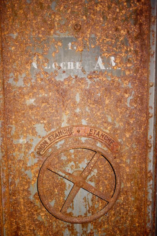Ligne Maginot - ACHEN NORD - (Casemate d'infanterie) - Porte étanche d'accès à la cloche AM - Michel Teiten