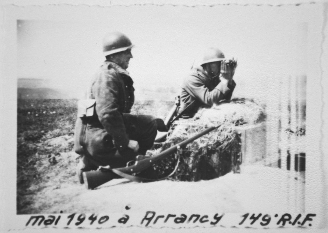 Ligne Maginot - DO9 - ARRANCY - (Observatoire d'infanterie) - Photo supposée prise au niveau de l'observatoire D09 en 1940      - Inconnu