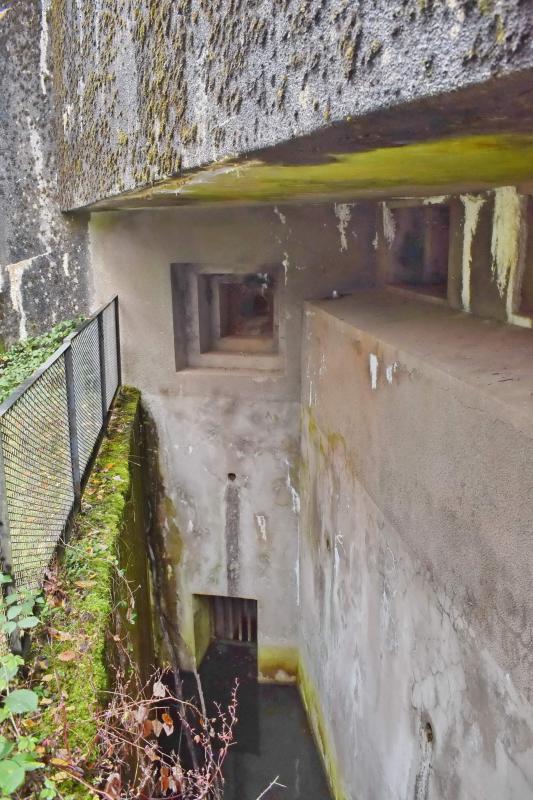 Ligne Maginot - SIMSERHOF - (Ouvrage d'artillerie) - Bloc 3
Fossé diamant et issue de secours - Daniel Froehly
