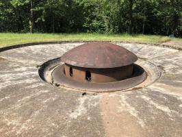Ligne Maginot - Ouvrage du Hackenberg - Ouvrage du Hackenberg
Tourelle de 135 mm