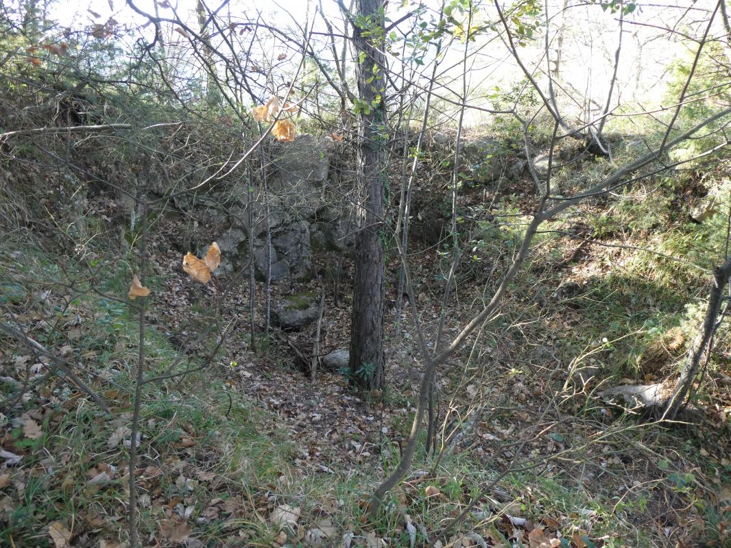 Ligne Maginot - O30 - BAISSE DE FIGHIERAS - (Blockhaus pour arme infanterie) - Fouille possible du bloc sur la localisation - ELLENA - CUNY