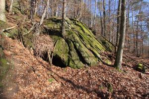 Ligne Maginot - PHILIPPSBOURG (154°RIF - 1/168°RAP) - (PC de Sous-Secteur) - Abri sous roche                      