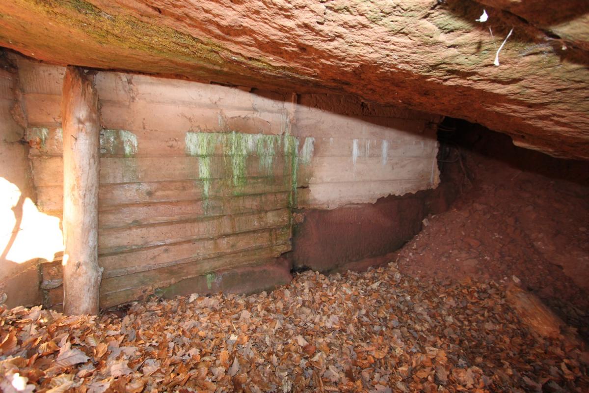 Ligne Maginot - PHILIPPSBOURG (154°RIF - 1/168°RAP) - (PC de Sous-Secteur) -  Abri sous roche                      - Antoine SCHOEN