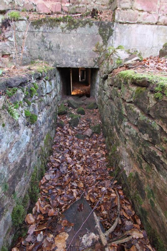 Ligne Maginot - PHILIPPSBOURG (154°RIF - 1/168°RAP) - (PC de Sous-Secteur) -  Entrée ouest du PC                                                  - Antoine SCHOEN