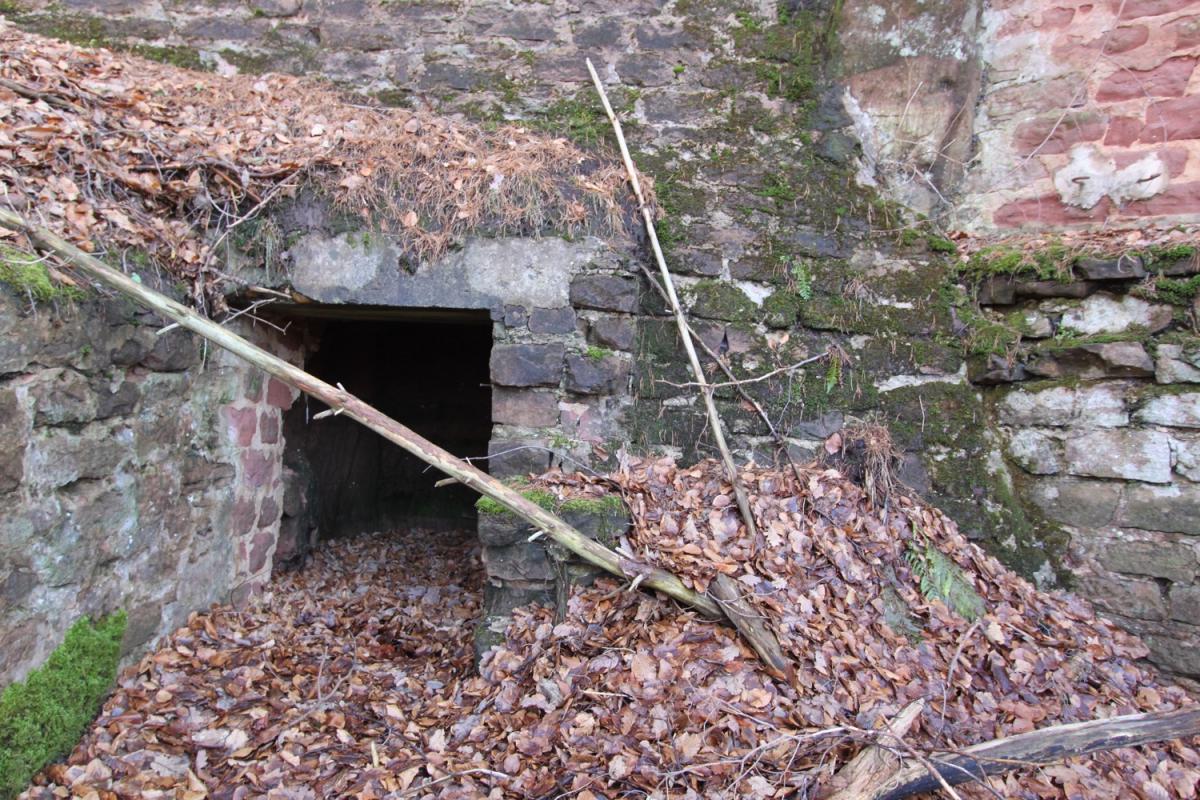 Ligne Maginot - PHILIPPSBOURG (154°RIF - 1/168°RAP) - (PC de Sous-Secteur) - Entrée de la galerie de sureté inachevée                                                     - Antoine SCHOEN