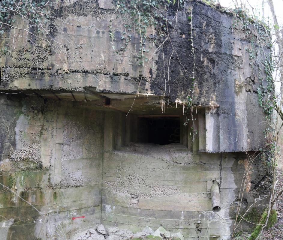 Ligne Maginot - PAYSANS OUEST - (Blockhaus pour arme infanterie) - Façade est - Alain Perouffe