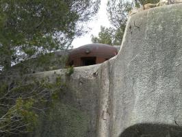 Ligne Maginot - ROQUEBRUNE - CORNILLAT - (Ouvrage d'artillerie) - Bloc 2
Cloche JM