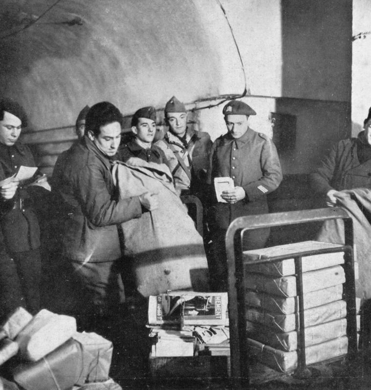 Ligne Maginot - HOCHWALD - (Ouvrage d'artillerie) - La distribution du courrier - HAAS Albert