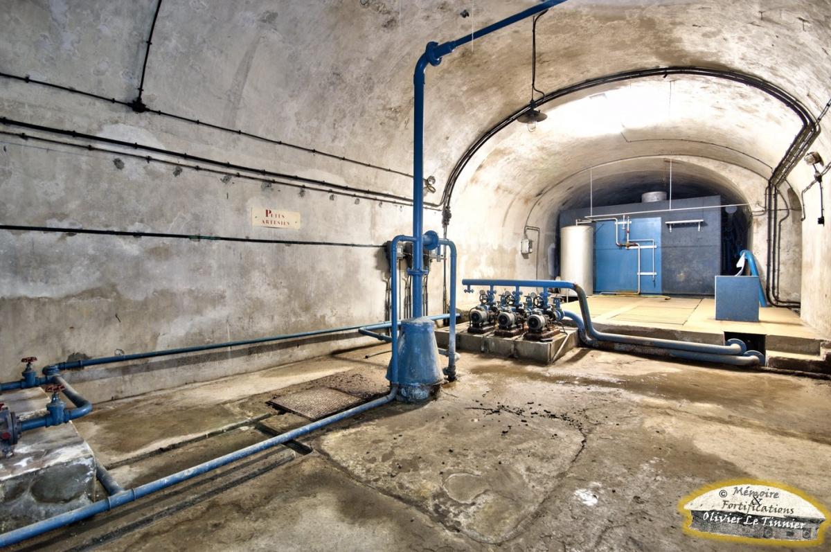Ligne Maginot - FOUR A CHAUX - FAC - (Ouvrage d'artillerie) - Le puits artésien alimentant l'ouvrage en eau
