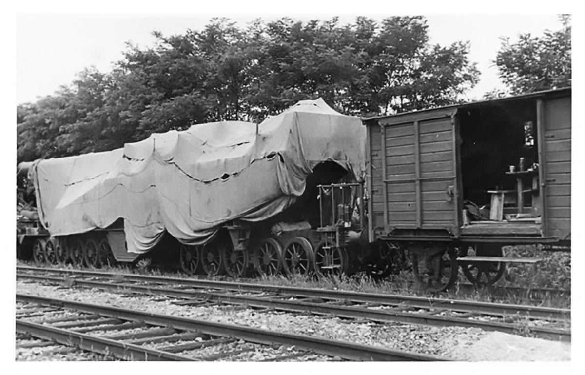 Ligne Maginot - ALVF - Canon de 340 mle 1912 sur berceau - La pièce  Mireille du 372 RALVF
Canon de 340 mm modèle 1912 sur affût à berceau Saint-Chamond