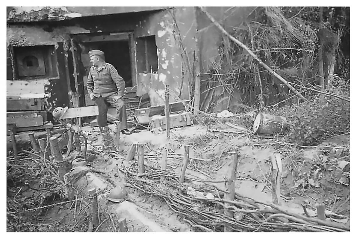 Ligne Maginot - B549 - AMFROIPRET - (Blockhaus pour canon) - Photo allemande du blockhaus  - Inconnu
