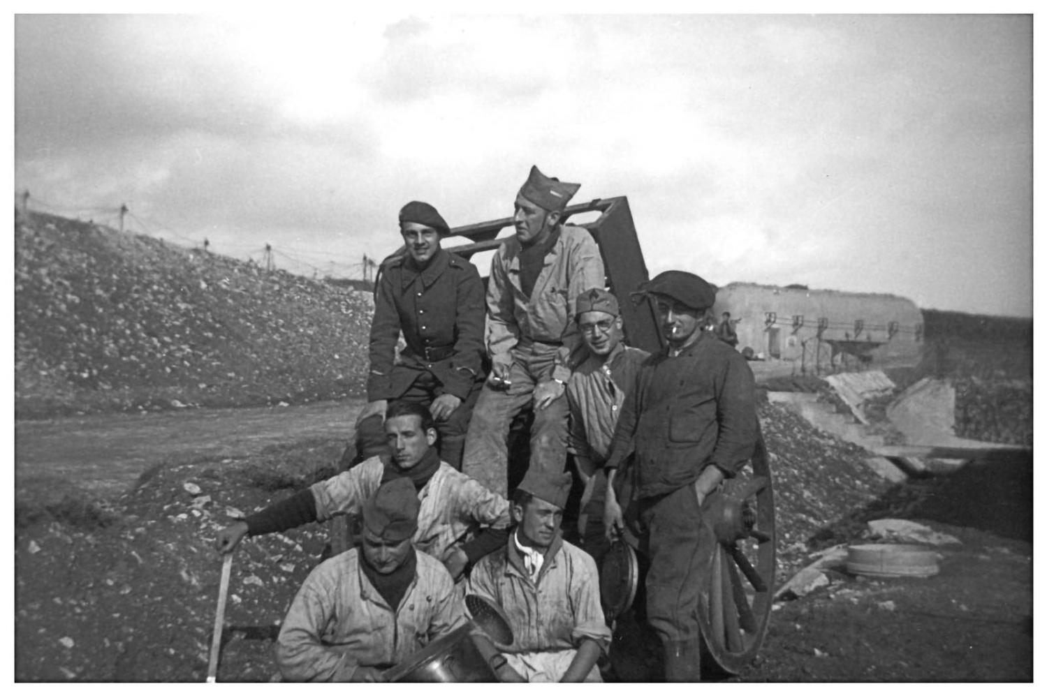 Ligne Maginot - ROHRBACH - FORT CASSO - (Ouvrage d'infanterie) - Quelques membres de l'équipage de l'ouvrage - Inconnu