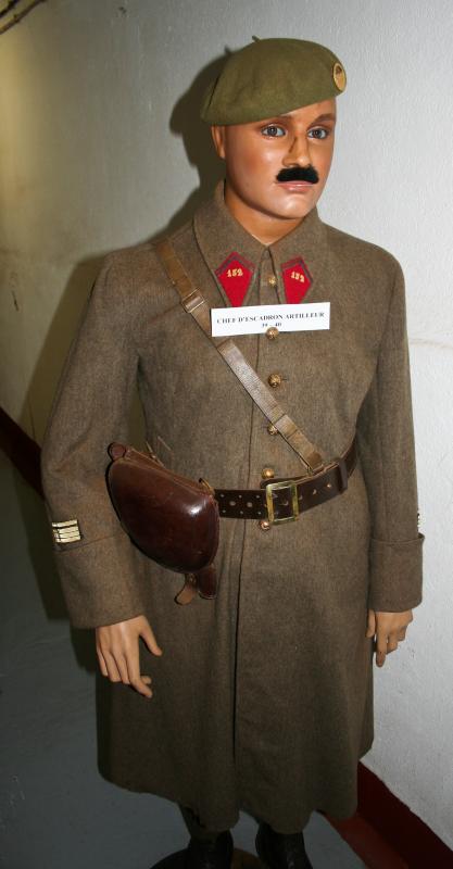 Ligne Maginot - Chef d'escadron du 152e RAP - Chef d'escadron du 152e RAP
Musée du Hackenberg