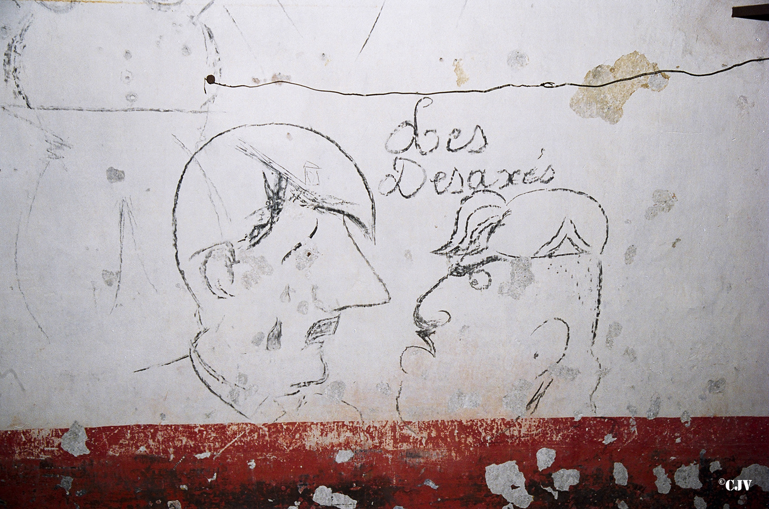 Ligne Maginot - LES TROIS-TETES - (Casernement) - Les fresques dans le fort - Lia VERMEULEN