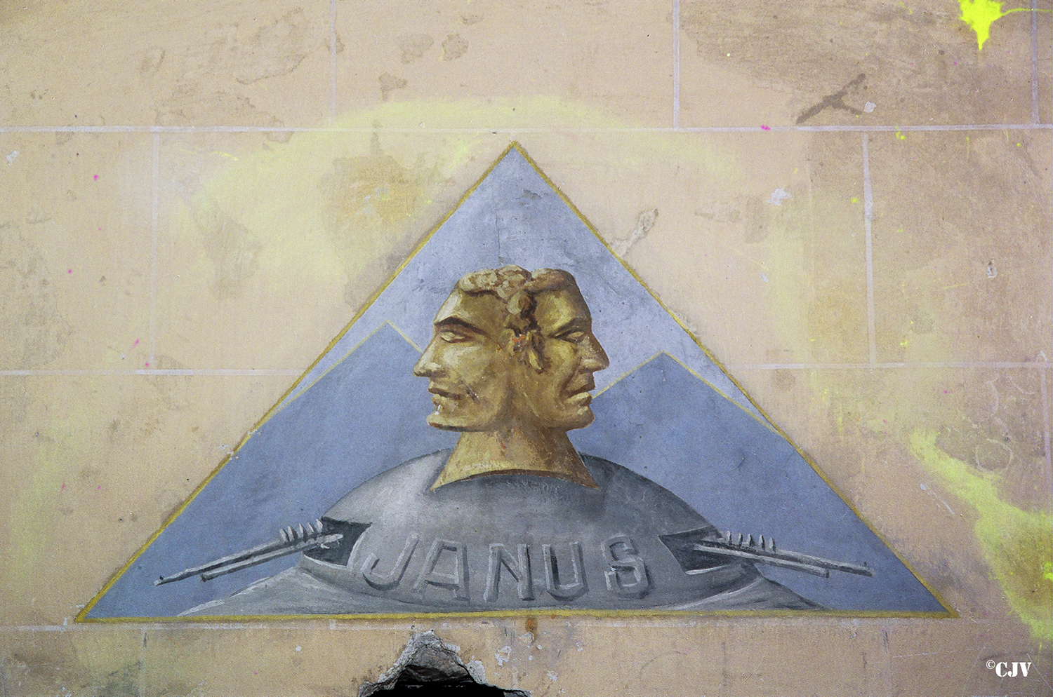 Ligne Maginot - RANDOUILLET (72° BAF ET LE 154°RAP) - (PC de Sous-Secteur) - La fresque de Janus - Lia VERMEULEN