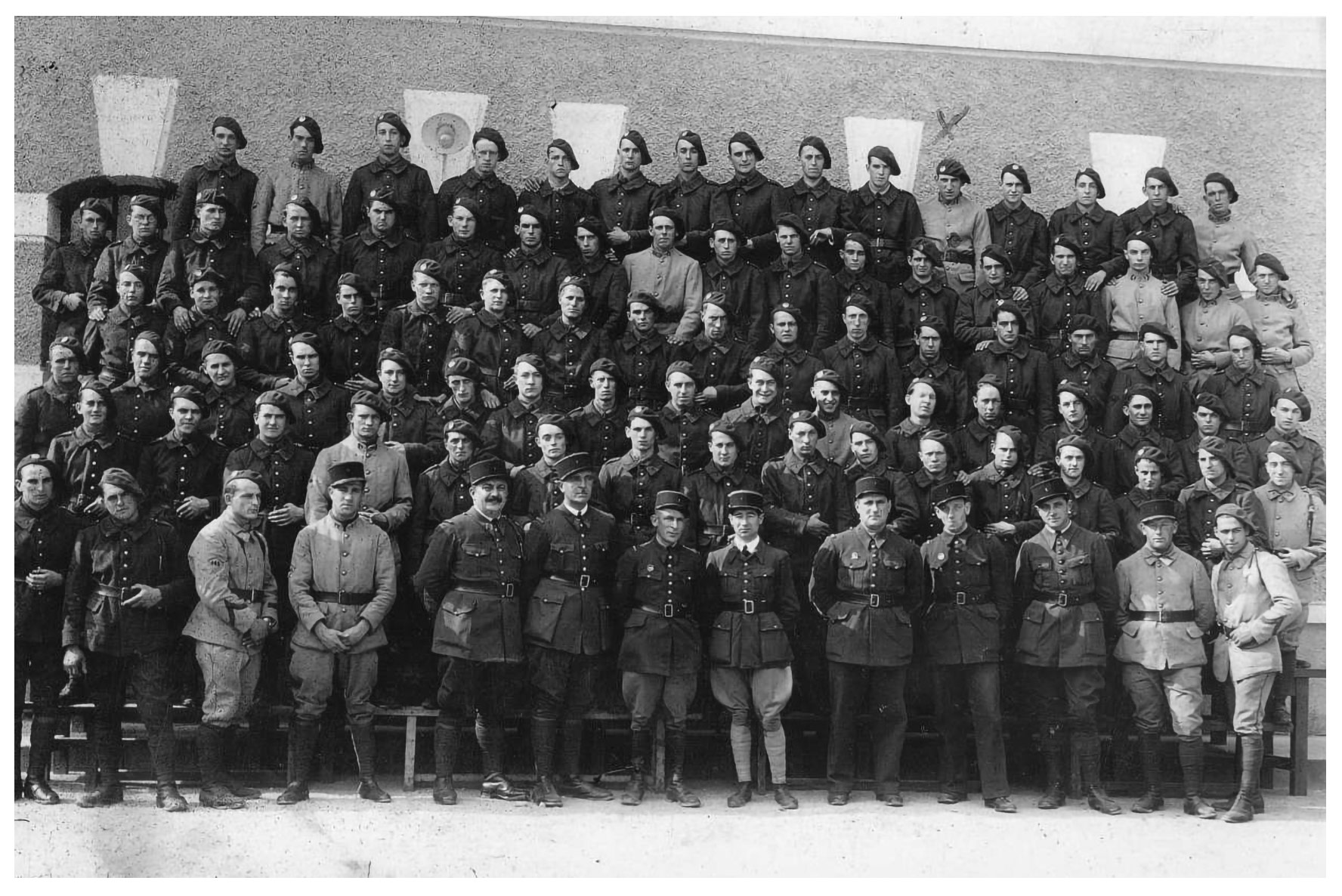 Ligne Maginot - BERSILLIES - (Ouvrage d'infanterie) - La 104° CEO du 87° RIF, équipage de l'ouvrage de Bersillies - Inconnu