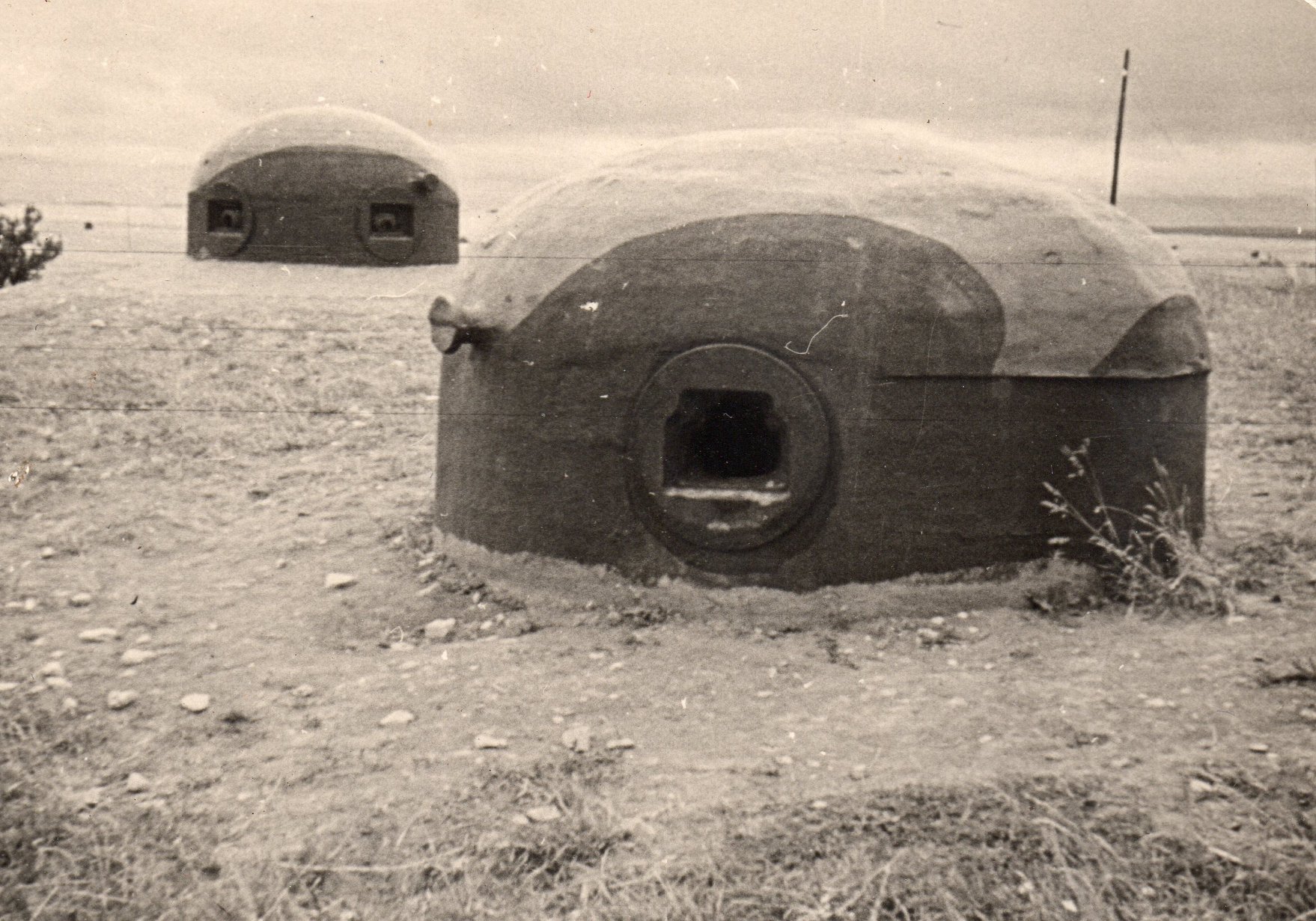 Ligne Maginot - BINING - (Casemate d'infanterie) - La casemate après les combats  - Inconnu