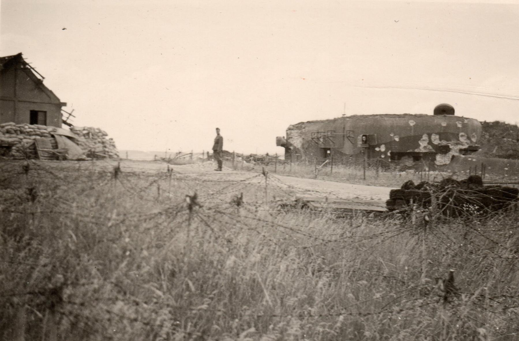 Ligne Maginot - BINING - (Casemate d'infanterie) - La casemate après les combats - Inconnu