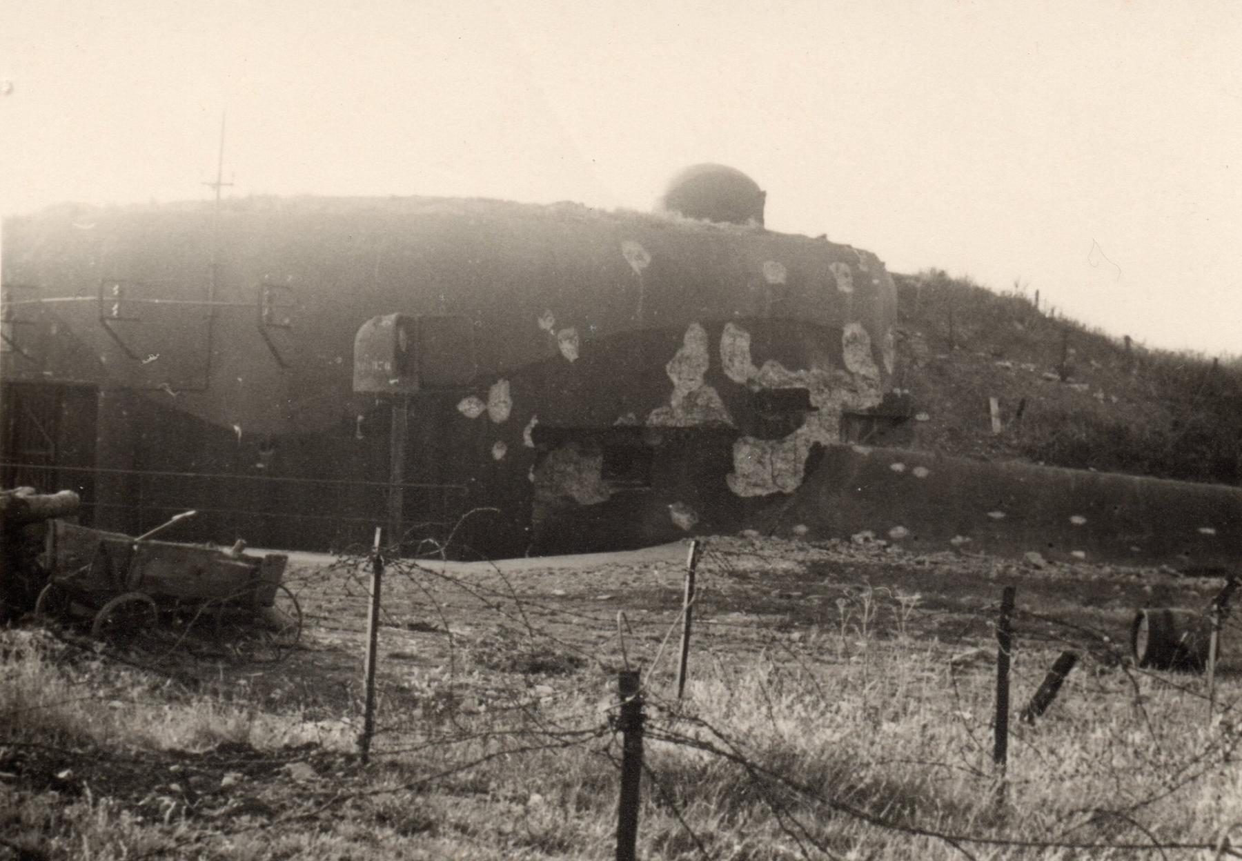 Ligne Maginot - BINING - (Casemate d'infanterie) - La casemate après les combats - Inconnu