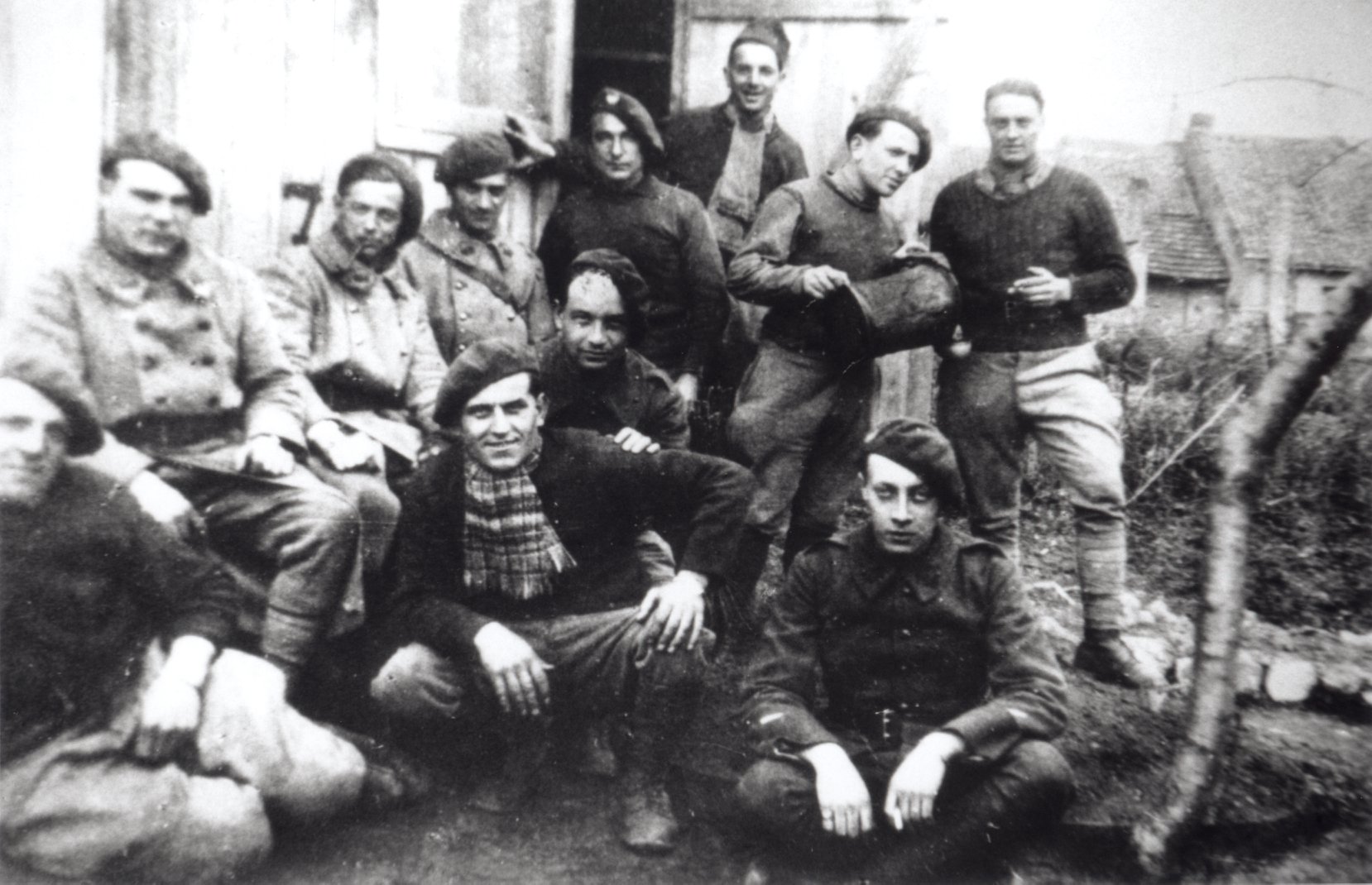 Ligne Maginot - IMMERHOF - A10 - (Ouvrage d'infanterie) - Une partie de l'équipage de l'ouvrage  - Inconnu