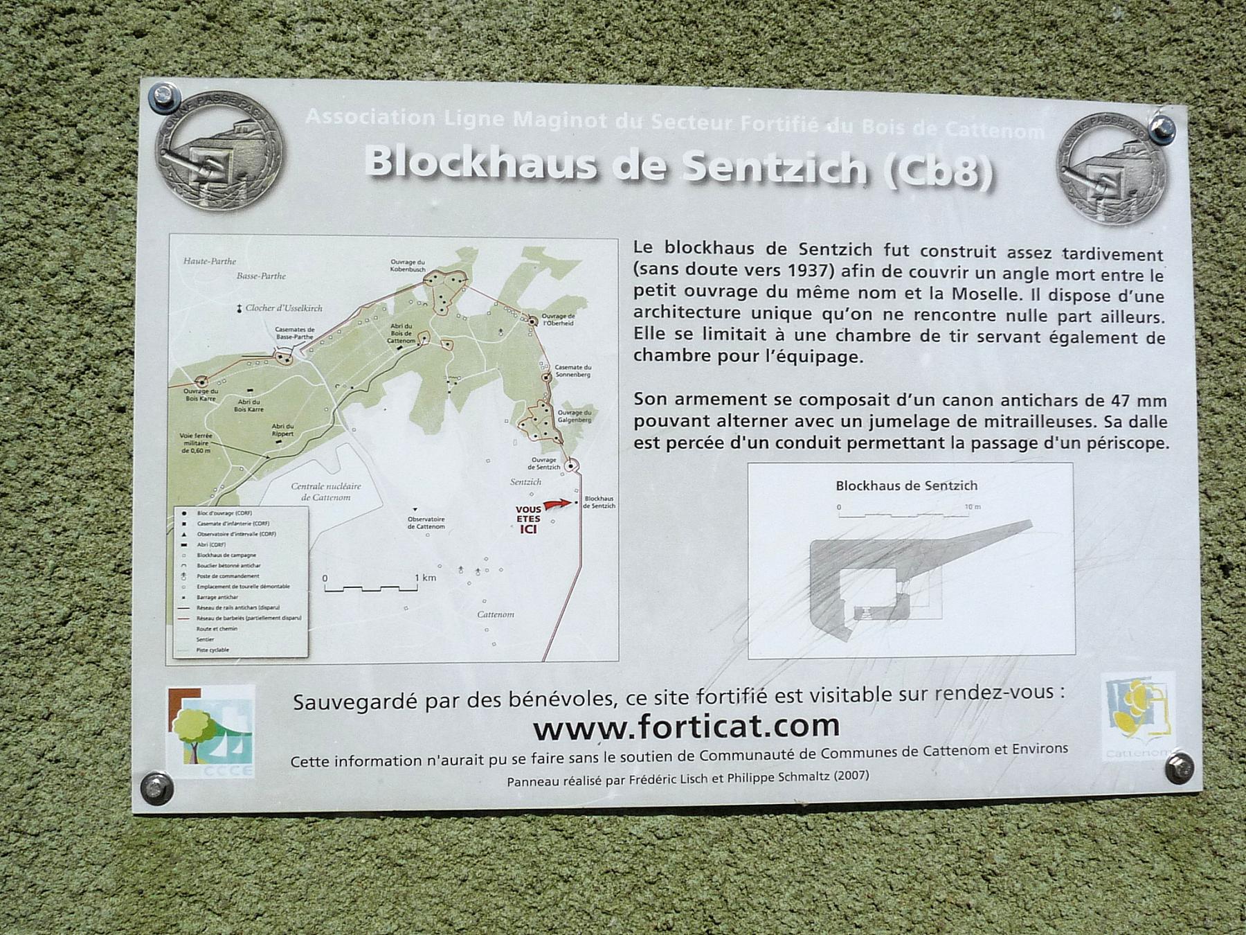 Ligne Maginot - CB8 - SENTZICH - (Blockhaus pour canon) - 2019 - Sylvie Laure LAMBERT