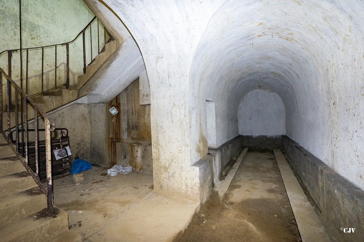 Ligne Maginot - BREHAIN OUEST (C2 DE L'OUVRAGE DE BREHAIN) - (Casemate d'infanterie - Simple) - L'amorce de galerie vers l'ouvrage de Bréhain - Lia VERMEULEN