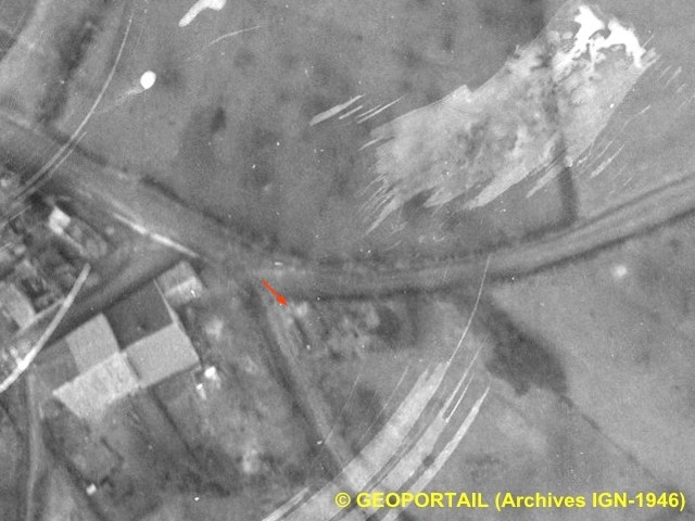 Ligne Maginot - BC4 - CRIESBERG - (Chambre de coupure) -  - IGN - Géoportail 1946