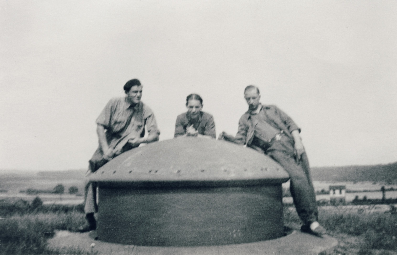 Ligne Maginot - IMMERHOF - A10 - (Ouvrage d'infanterie) - L'une des deux tourelles de mitrailleuses de l'ouvrage - Inconnu