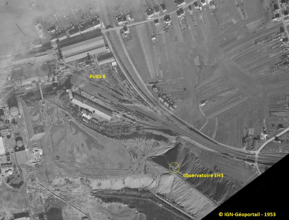 Ligne Maginot - PUITS 6 - EH3 - (Observatoire d'infanterie) - En 1954 - IGN - Géoportail 1954