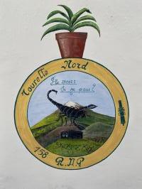Ligne Maginot - BARBONNET - FORT SUCHET - (Ouvrage d'artillerie) - Peinture murale dans la caserne 
(Restaurée)

