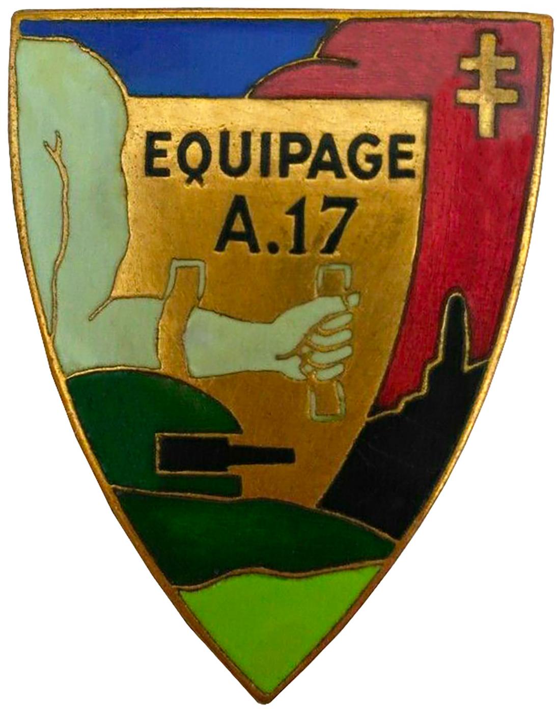 Ligne Maginot - METRICH - A17 - (Ouvrage d'artillerie) - Insigne de l'équipage de l'ouvrage A17 - Métrich - Inconnu