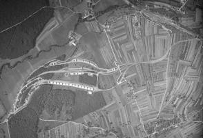 Ligne Maginot - ROMANSWILLER - DéPôT ARRIèRE (5°ARMéE - RFL) - (Dépôt de Munitions) - Photo aérienne de 1935
