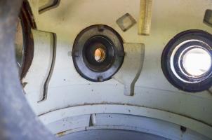 Ligne Maginot - 112 - BETTLACH SUD - (Casemate d'infanterie - Double) - Cloche GFM.
Vue des embrasures