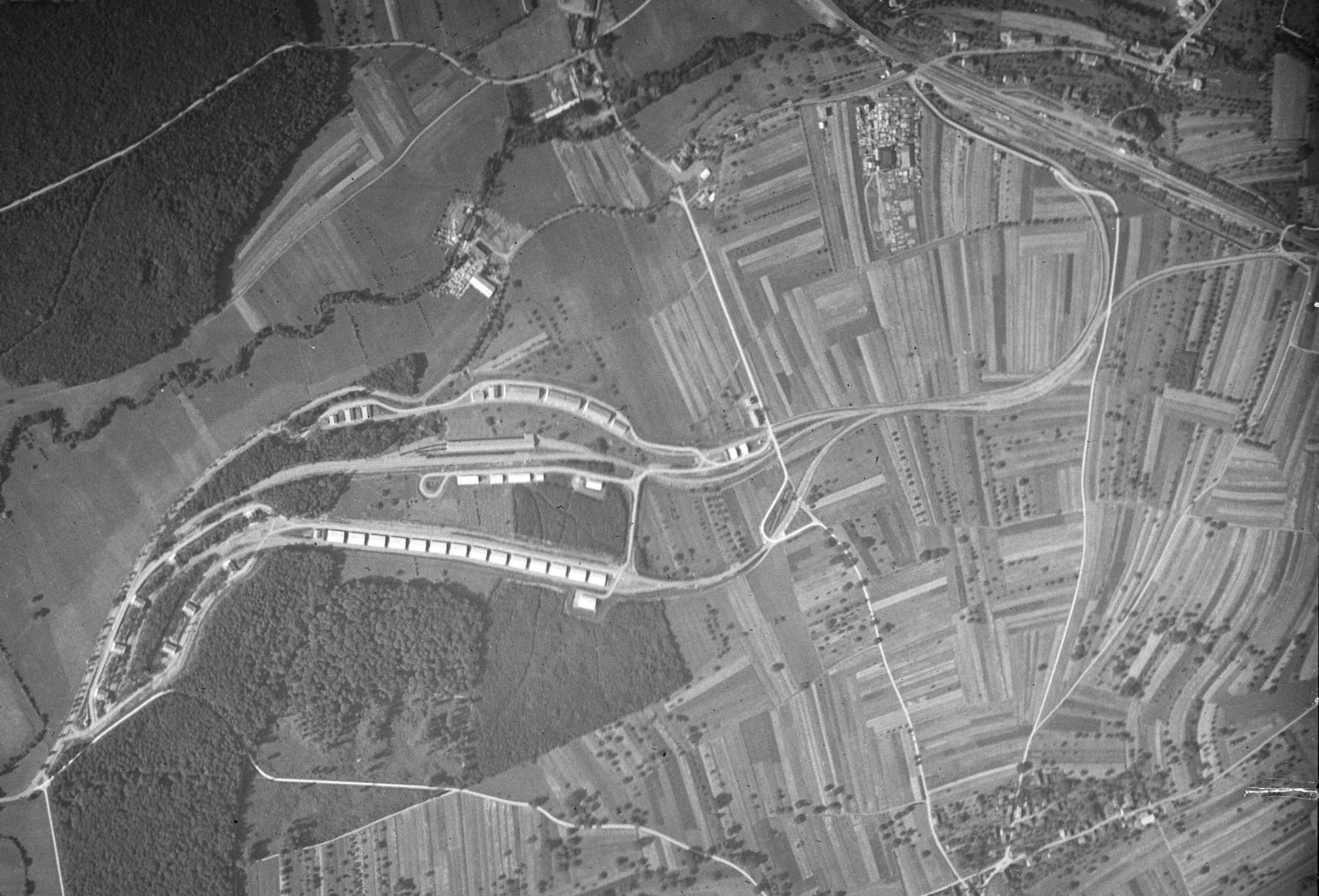 Ligne Maginot - ROMANSWILLER - DéPôT ARRIèRE (5°ARMéE - RFL) - (Dépôt de Munitions) - Photo aérienne de 1935 - Geoportail - IGN 1935