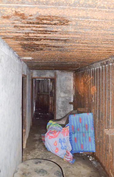 Ligne Maginot - 88 - STETTEN - (Casemate d'infanterie - Double) - Chambre de repos qui est également le couloir d'accès aux cloches GFM - D. Froehly