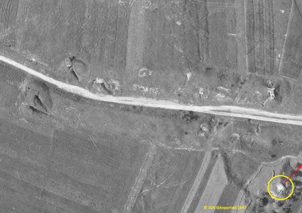 Ligne Maginot - ELSENBERG 8 - (Blockhaus pour canon) -  - IGN - Géoportail 1947