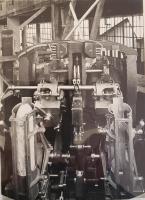 Ligne Maginot - Tourelle de 135 en construction - Cie Gle de Construction Chatillon-Batignolles
Usine de Nantes
Fond 43 Fi 26
Cote ARM 128