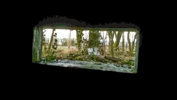 Ligne Maginot - E686 - HESINGUE NORD 3 - (Blockhaus pour canon) - Vue vers l'Allemagne