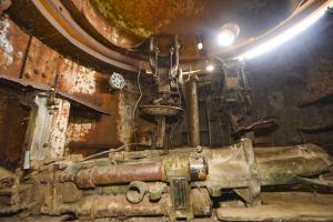 Ligne Maginot - Ouvrage de la Ferté - Bloc 2
Etage supérieur de la tourelle pour deux armes mixtes