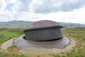 Ligne Maginot - LA FERTE - (Ouvrage d'infanterie) - Bloc 2
Tourelle pour deux AM
Le camouflage est encore visible sur cette photo