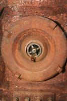 Ligne Maginot - Ouvrage de la FERTE - Bloc 2
Trémie type FMB 40 pour FM 24/29
Le système de créneau à rotule avec un diascope en place