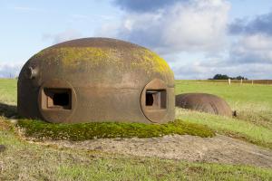 Ligne Maginot - LE CHESNOIS - CHENOIS - (Ouvrage d'artillerie) - Bloc 2
Gros plan de la cloche GFM